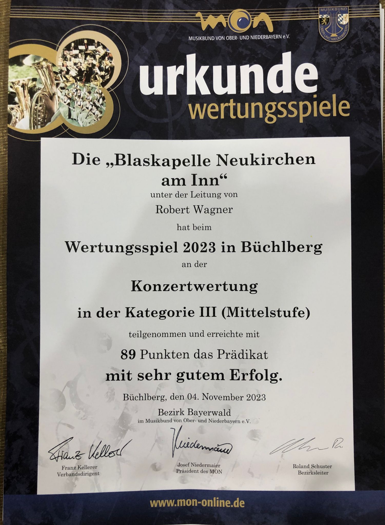 23stamm urkunde